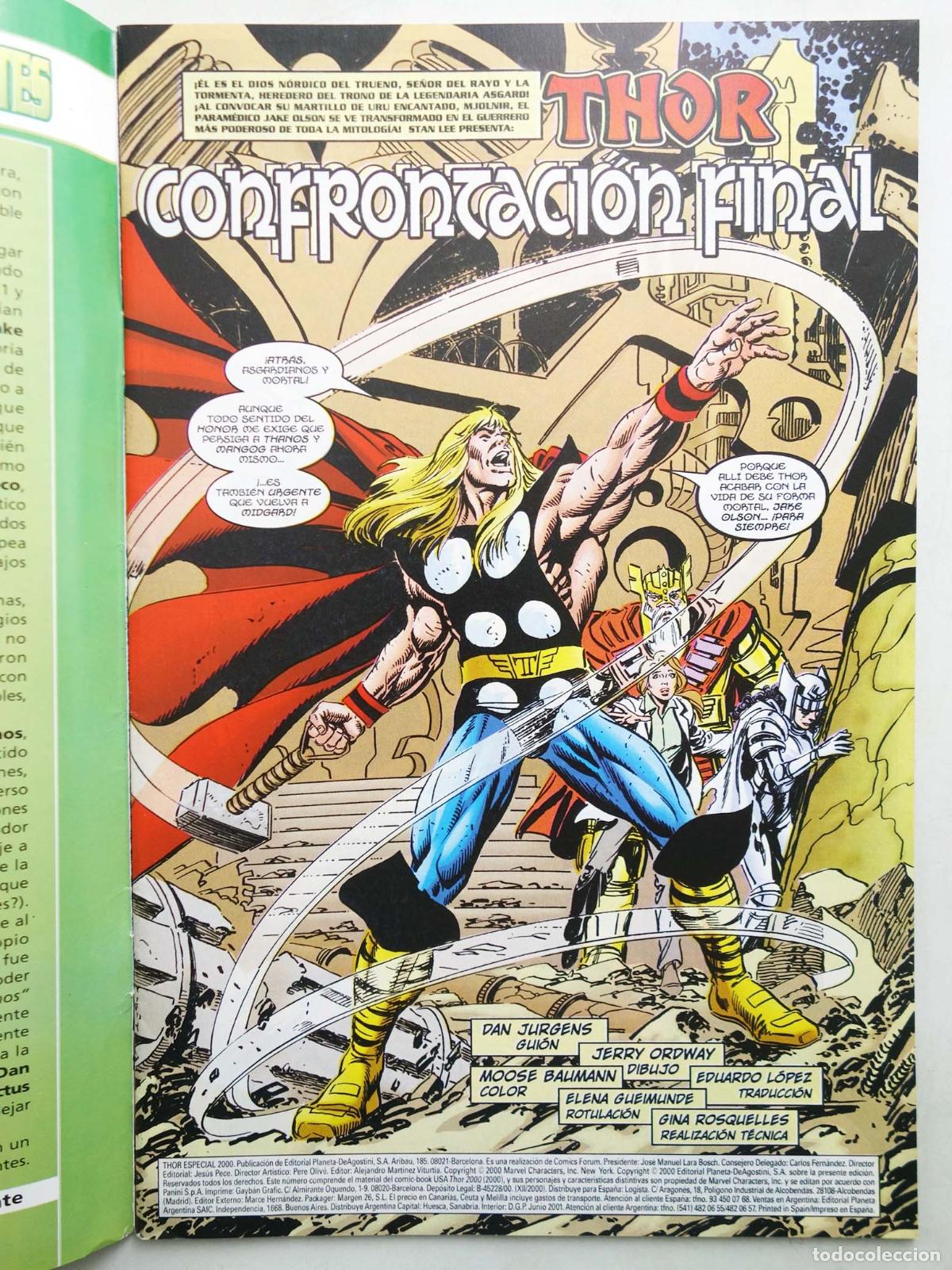 C&oacute;mics: EL PODEROSO THOR ANUAL 2000 (Dan Jurgens/Jerry Ordway/Ladronn) Forum, 2000 - Foto 3