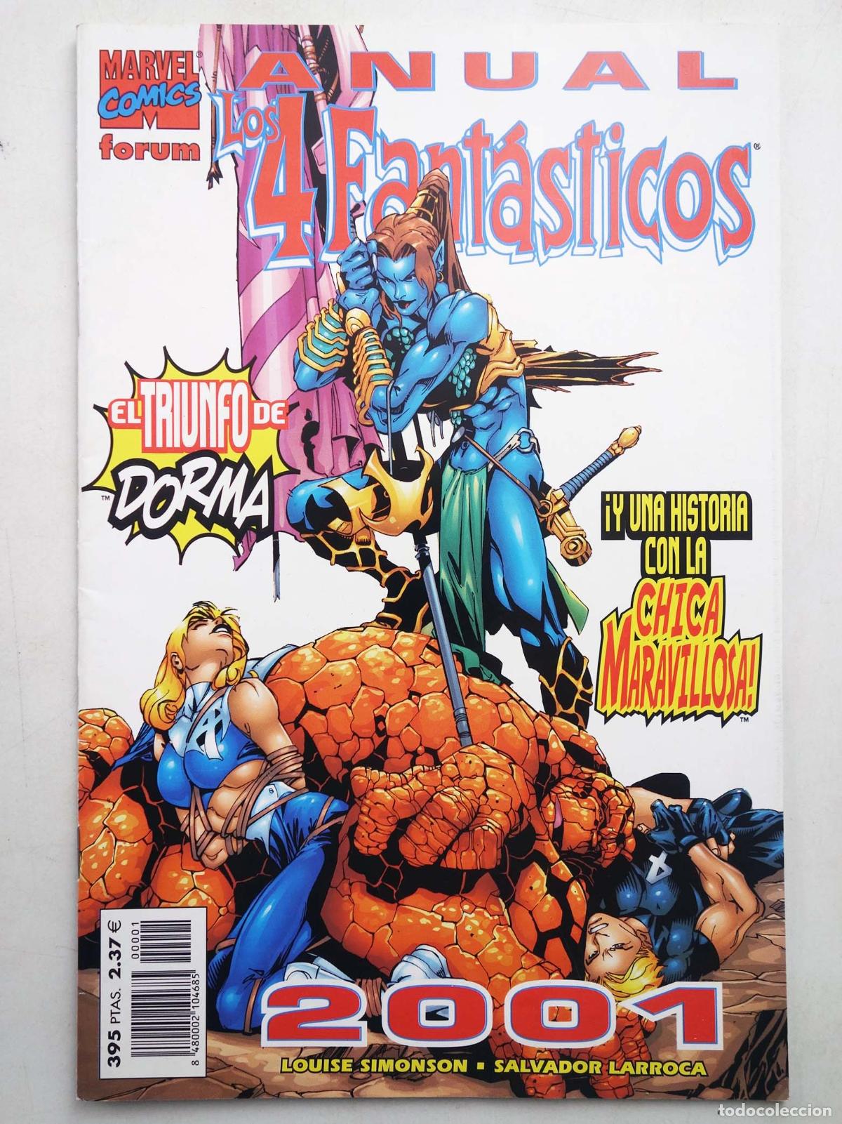 C&oacute;mics: LOS 4 FANTASTICOS ANUAL 2001 (Louise Simonson/Salvador Larroca) Forum, 2001