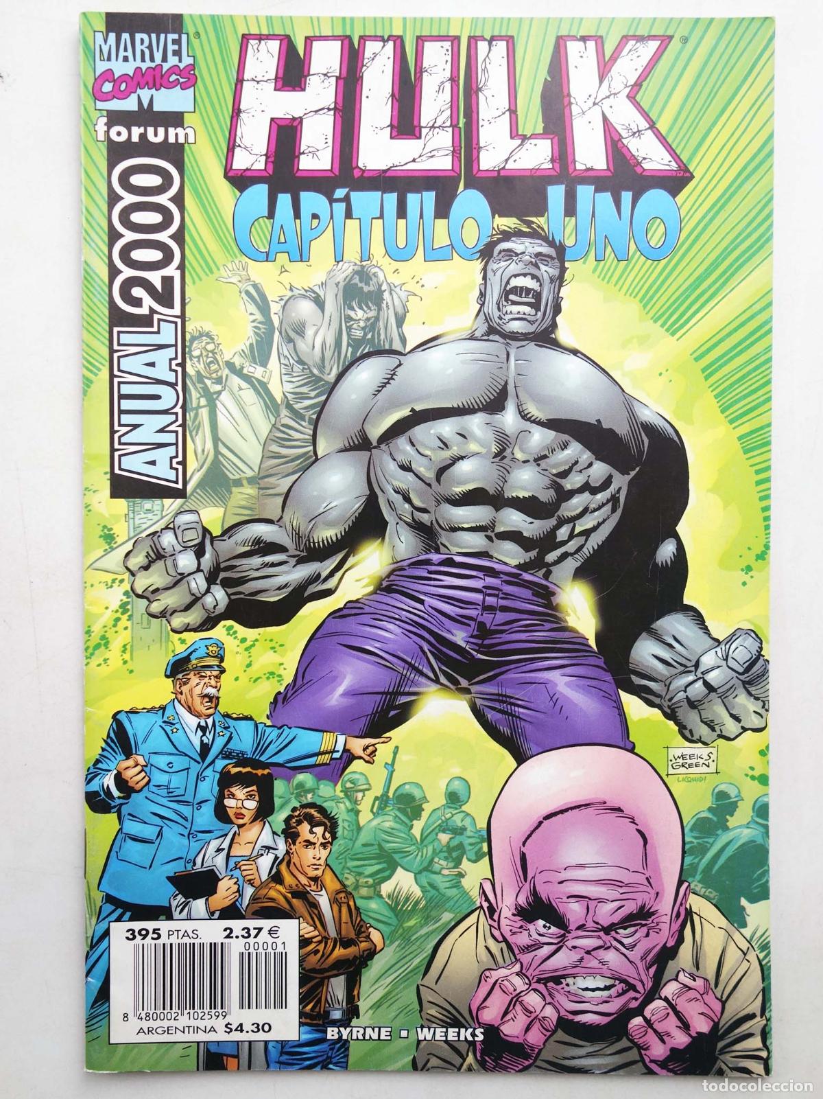 C&oacute;mics: HULK CAP&Iacute;TULO UNO ANUAL 2000 (John Byrne/Lee Weeks) Forum, 2000