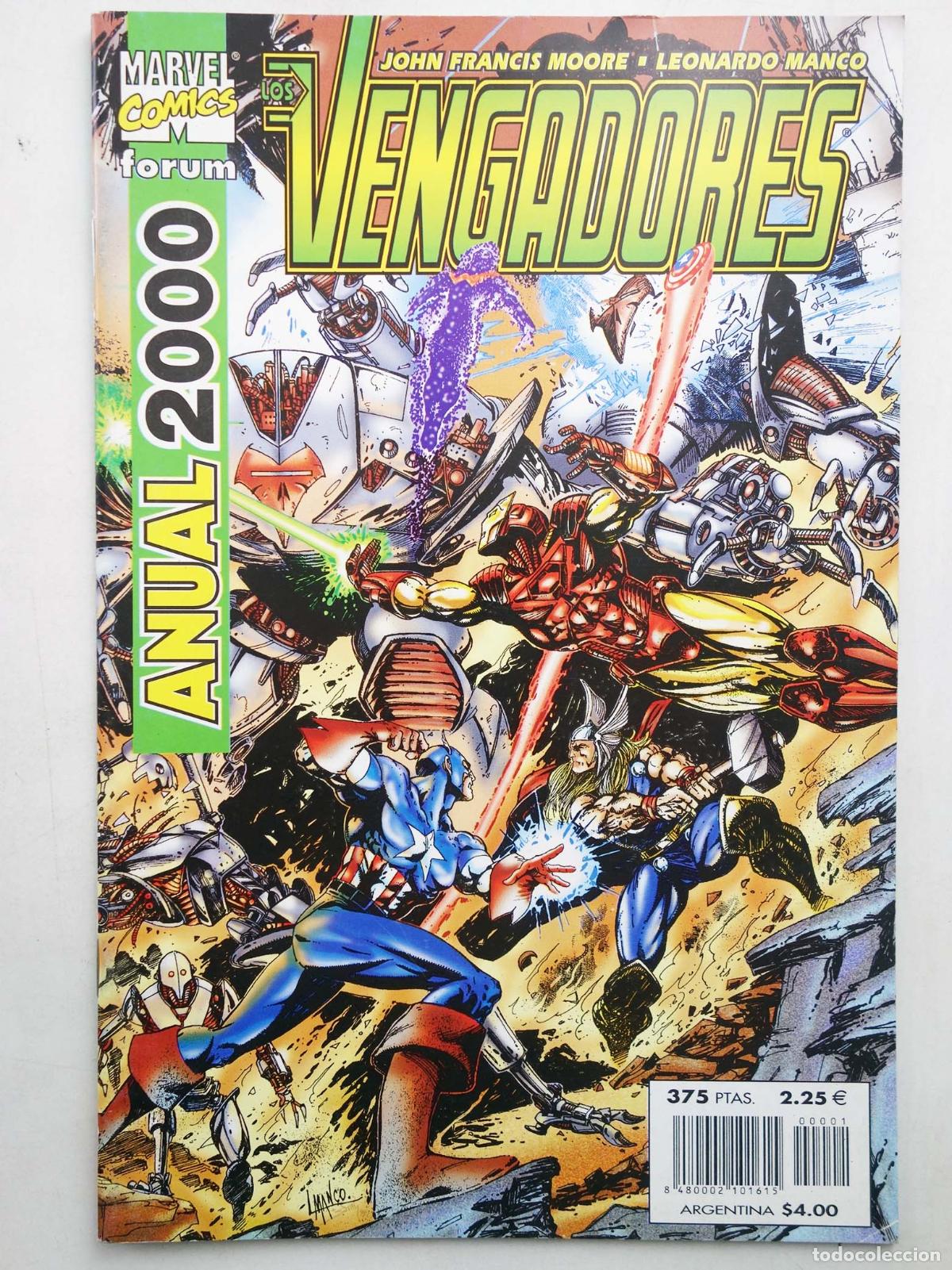 C&oacute;mics: LOS VENGADORES ANUAL 2000 (John Francis Moore/Kurt Busiek/Leonardo Manco) Forum, 2000