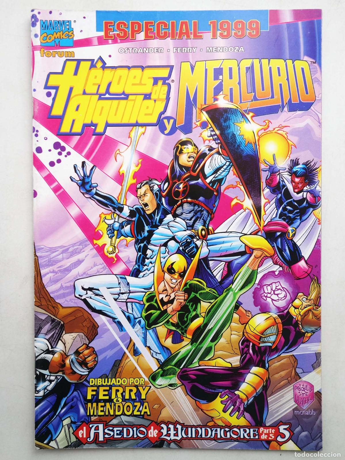 C&oacute;mics: ESPECIAL 1999 H&Eacute;ROES DE ALQUILER Y MERCURIO (John Ostrander/Pasqual Ferry) Forum, 1999