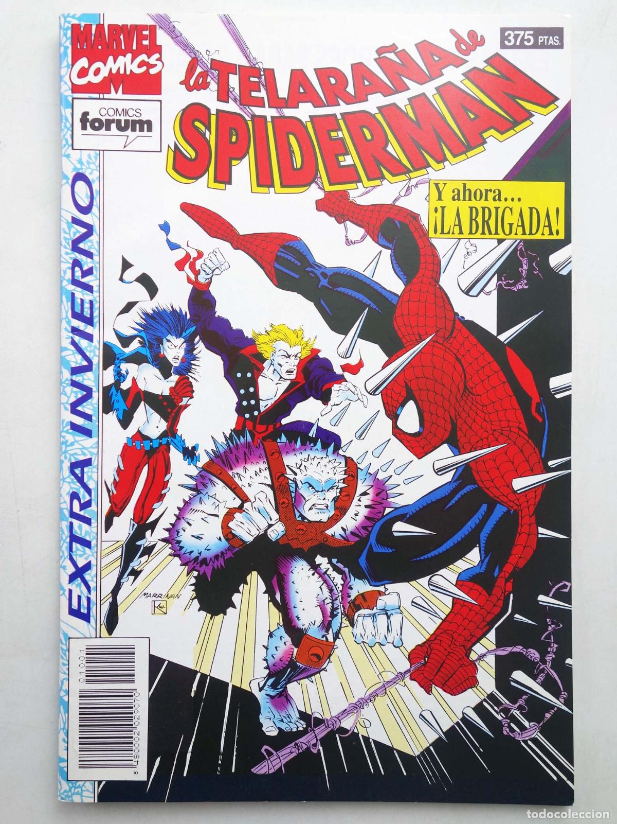 C&oacute;mics: LA TELARA&Ntilde;A DE SPIDERMAN EXTRA INVIERNO 1994. Y AHORA, LA BRIGADA (Terry Kavanagh/Chris Marrinan)