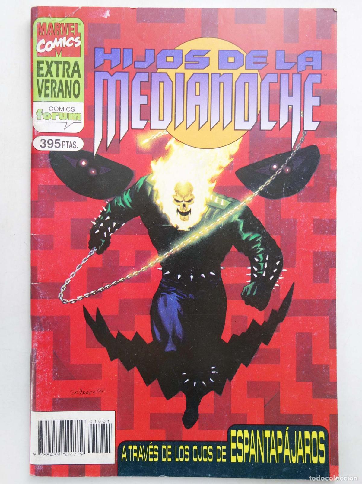 C&oacute;mics: HIJOS DE LA MEDIANOCHE EXTRA VERANO 1995. A TRAV&Eacute;S DE LOS OJOS DE ESPANTAP&Aacute;JAROS (Howard Mackie/Ron