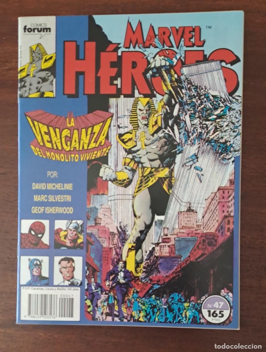 C&oacute;mics: Marvel H&eacute;roes #47-48-49 La venganza del Monolito viviente