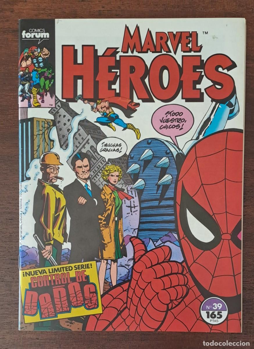 C&oacute;mics: Marvel H&eacute;roes #39-40-41-42 Control de Da&ntilde;os + Carlos Pacheco