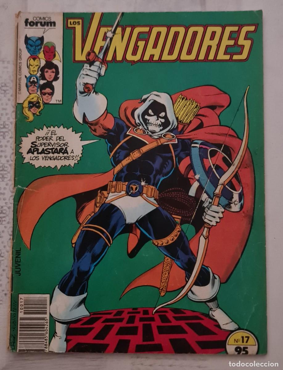 C&oacute;mics: LOS VENGADORES Vol 1 n&ordm; 17 de George Perez. Procedente de retapado. Comics Forum 1984.