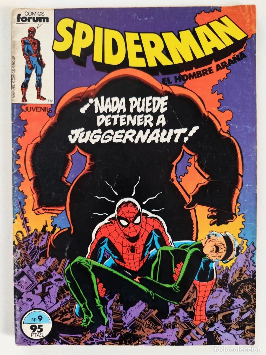 C&oacute;mics: SPIDERMAN VOL.1 N&ordm; 9 - Nada puede detener a Juggernaut ~ MARVEL/FORUM (1983)