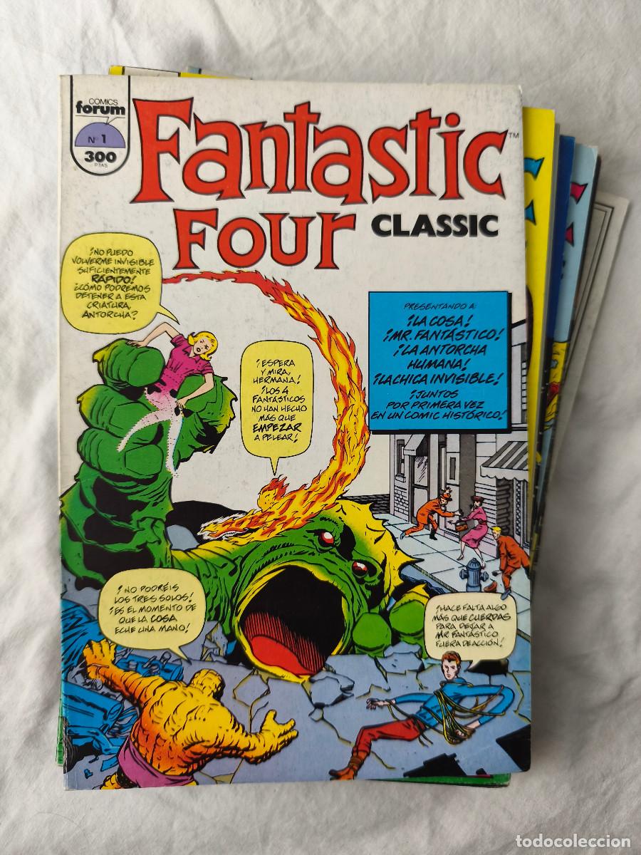 C&oacute;mics: FANTASTIC FOUR CLASSIC COMPLETA 11 NUMEROS