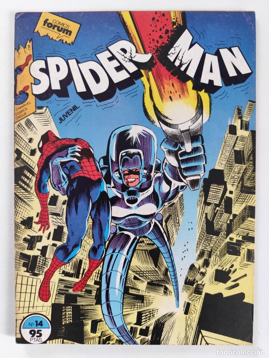 C&oacute;mics: SPIDERMAN VOL.1 N&ordm; 14 (Roger Stern, John Romita Jr.) + P&Oacute;STER ~ MARVEL/FORUM (1983) *BUEN ESTADO*
