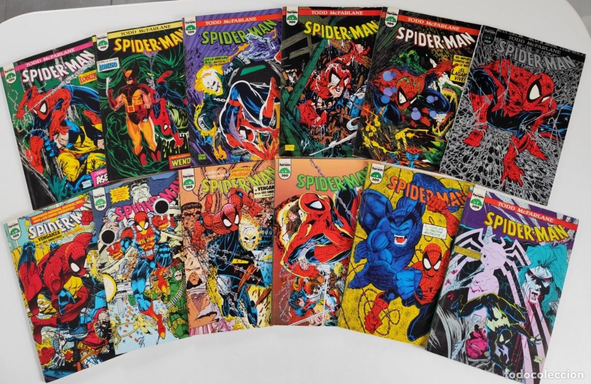 C&oacute;mics: SPIDER-MAN / SPIDERMAN TODD McFARLANE COMPLETA 12 N&ordm;s ~ MARVEL/FORUM (1990/92)