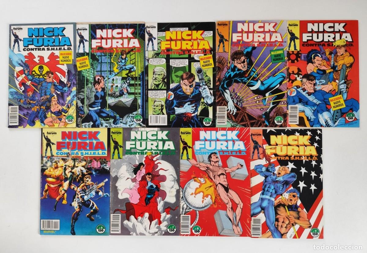 C&oacute;mics: Nick Furia contra S.H.I.E.L.D. (Bob Harras, Paul Neary) COMPLETA 9 N&ordm;s ~ MARVEL/FORUM (1989)