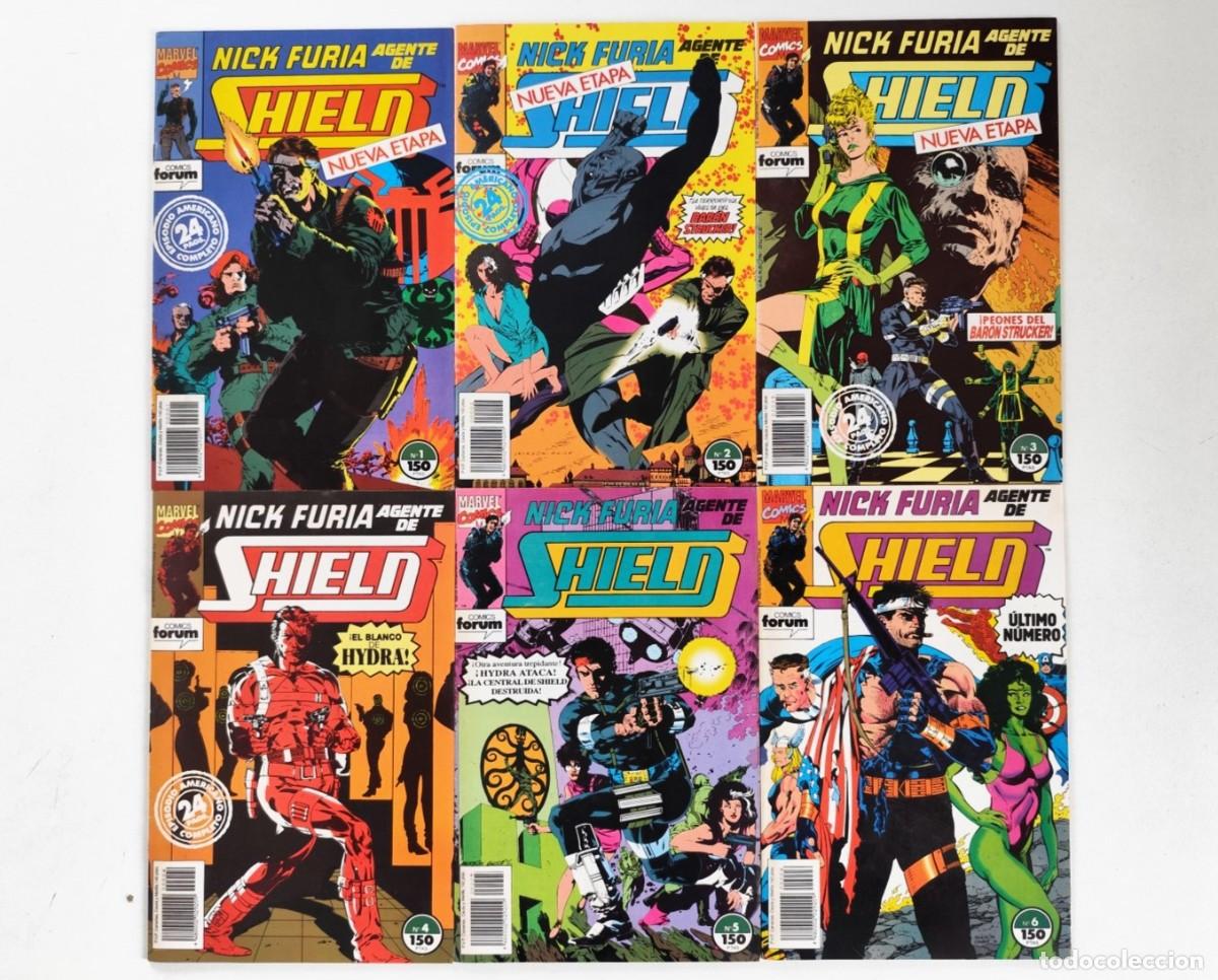 C&oacute;mics: Nick Furia Agente de SHIELD Vol.2 (D. Chichester, J. Guice) COMPLETA 6 N&ordm;s ~ MARVEL/FORUM (1992)