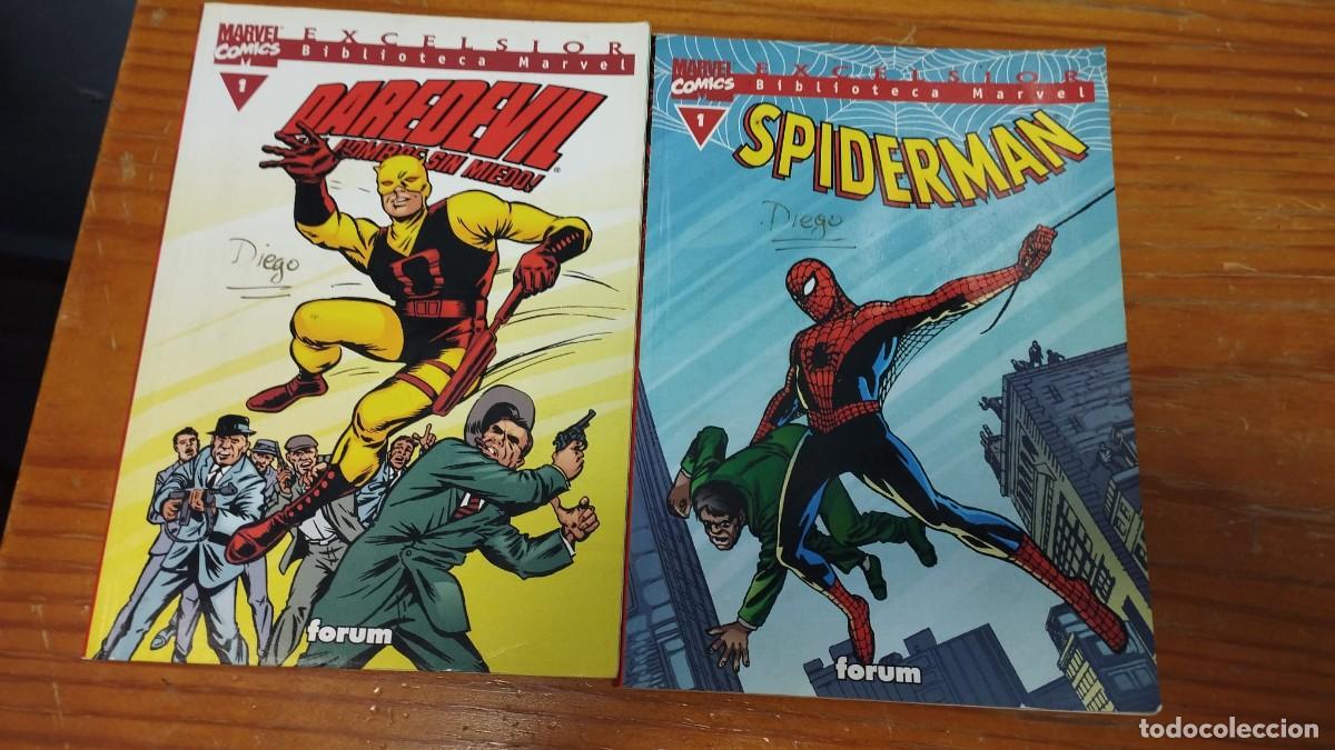 C&oacute;mics: spiderman y daredevil, el hombre sin miedo