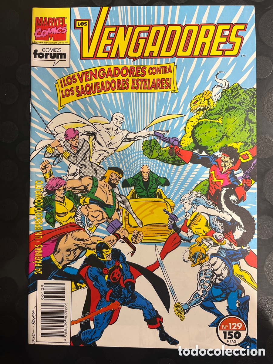 C&oacute;mics: LOS VENGADORES VOL.1 N.129 CONTRA LOS SAQUEADORES ESTELARES ( 1983/1994 )