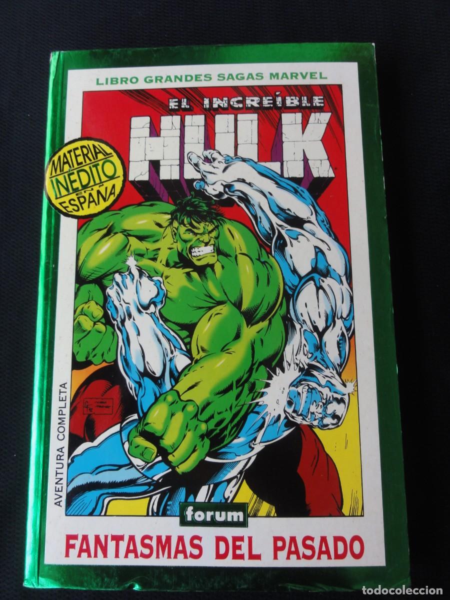 C&oacute;mics: EL INCRE&Iacute;BLE HULK. FANTASMAS DEL PASADO. AVENTURA COMPLETA. MARVEL COMICS FORUM. C-31B