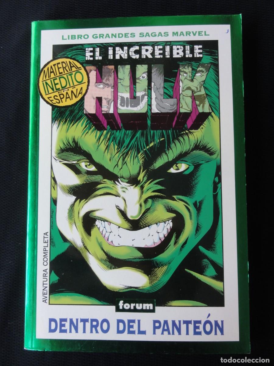 C&oacute;mics: EL INCRE&Iacute;BLE HULK. DENTRO DEL PANTE&Oacute;N. AVENTURA COMPLETA. MARVEL COMICS FORUM. C-31B