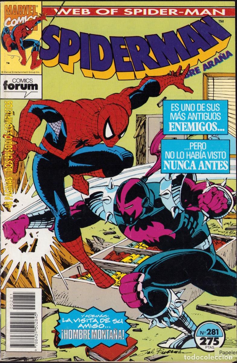 Comics: Spiderman Vol. 1 N&ordm; 281 - C&oacute;mics Forum 1993