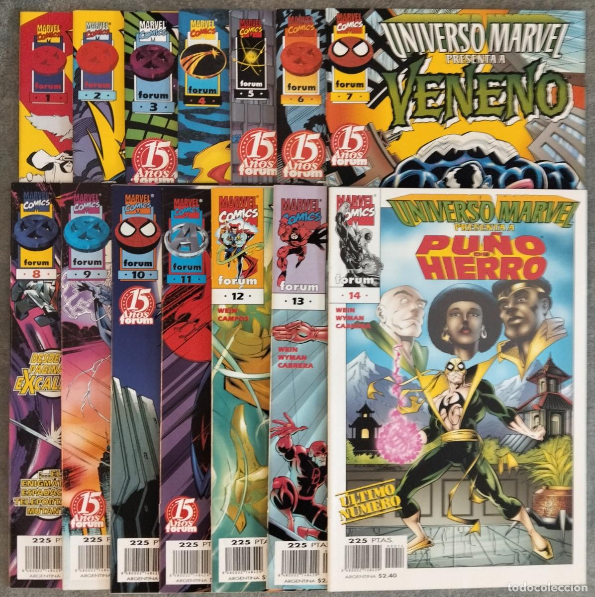 C&oacute;mics: UNIVERSO MARVEL PRESENTA: COLECCI&Oacute;N COMPLETA DE 14 Nos. EDICIONES FORUM