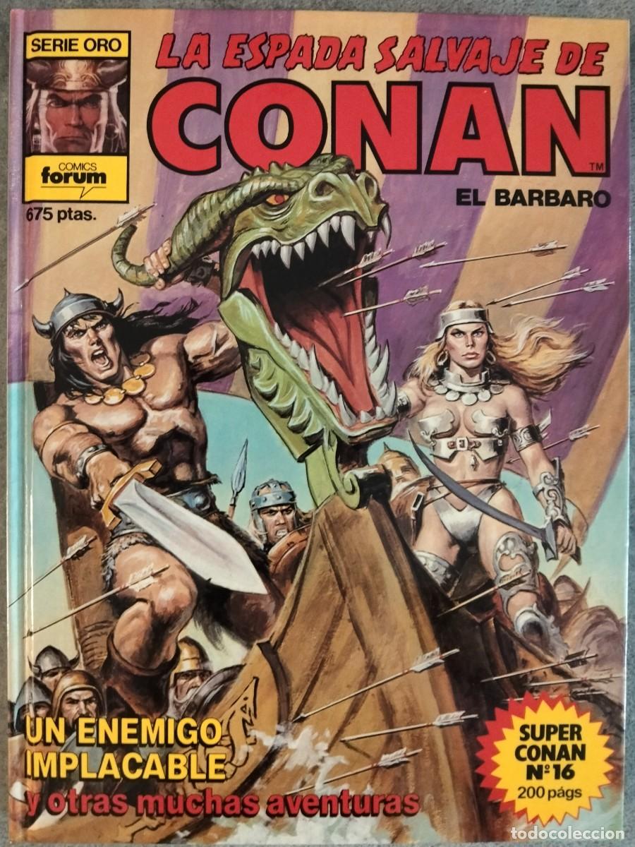 C&oacute;mics: LA ESPADA SALVAJE DE CONAN - SUPER CONAN N&ordm; 16 (1&ordf;EDICI&Oacute;N) EDICIONES FORUM