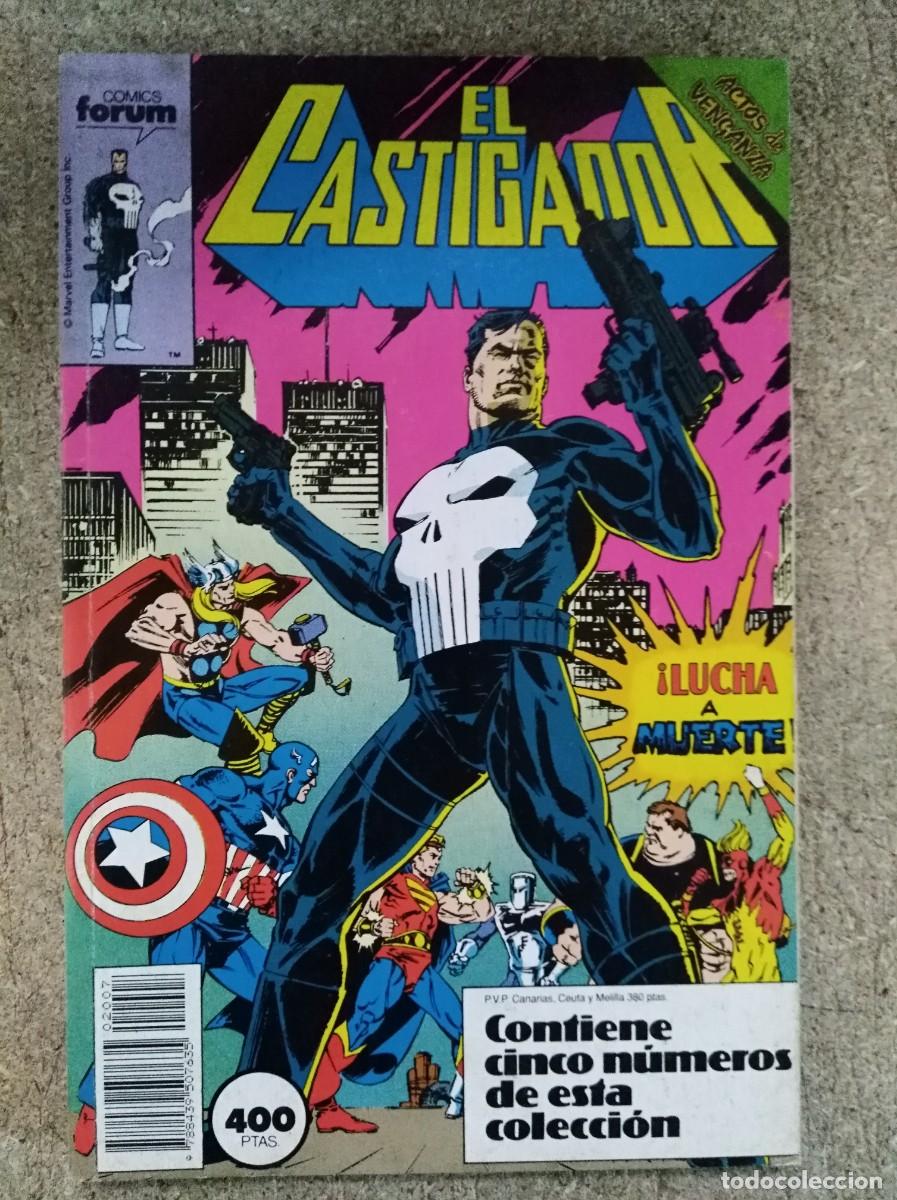 C&oacute;mics: El Castigador Retapado.31 al 35.Marvel.Forum