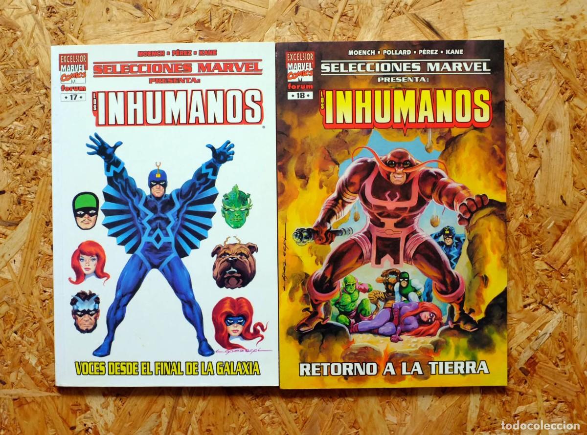 C&oacute;mics: SELECCIONES MARVEL VOL. 1 # 17-18 (FORUM) - LOS INHUMANOS 1-2 (COMPLETO)