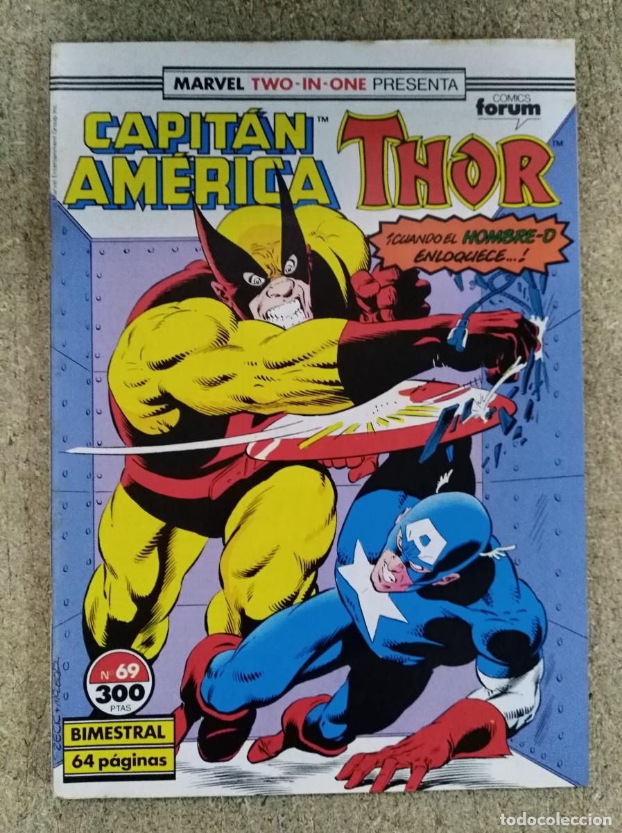 C&oacute;mics: Marvel Two In One Capitan America/Thor 69.Vol.1.Marvel.Forum