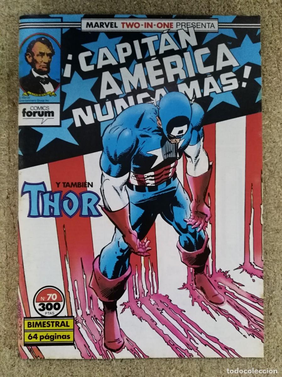 C&oacute;mics: Marvel Two In One Capitan America/Thor 70.Vol.1.Marvel.Forum - Foto 1