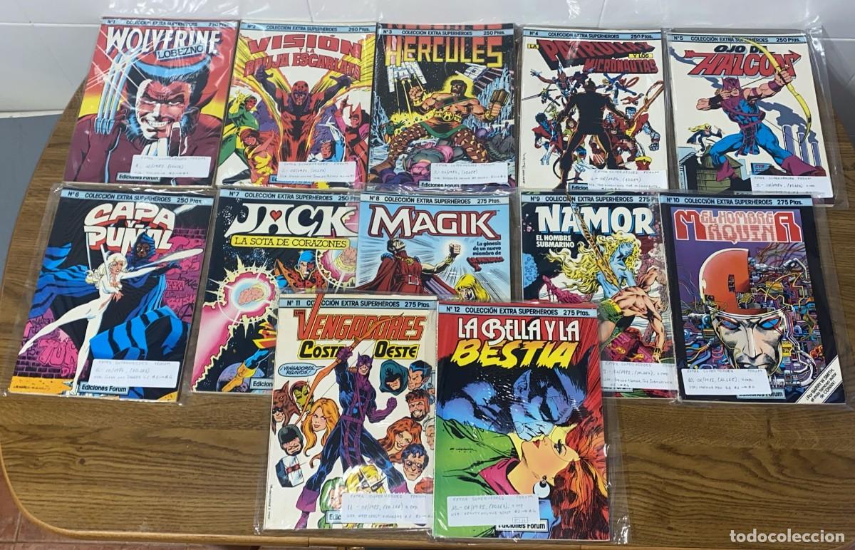 C&oacute;mics: Colecci&oacute;n Extra Superh&eacute;roes Completa - Forum 1983 1985