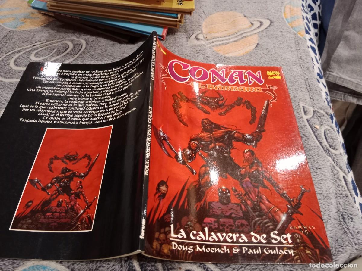Comics: CONAN EL BARBARO NOVELA GRAFICA - LA CALAVERA DE SET - DOUG MOENCH & PAUL GULACY - COMICS FORUM