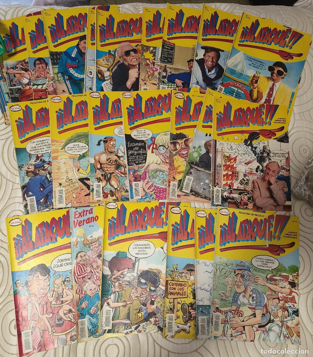 C&oacute;mics: Ocasion unica coleccionistas ! Coleccion completa 23 numeros Revista Alfonso Arus Al Ataque 1993