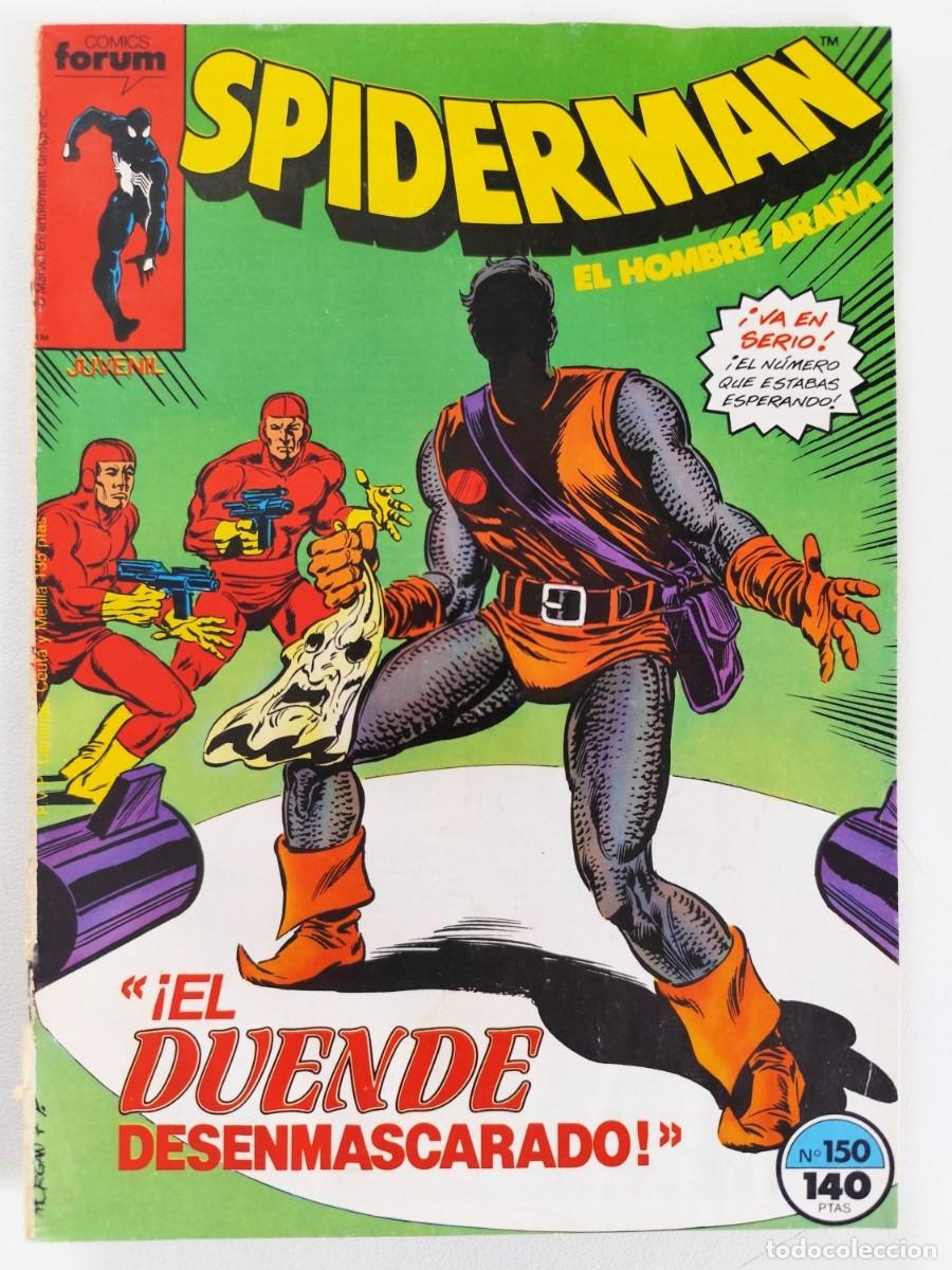 C&oacute;mics: SPIDERMAN VOL.1 N&ordm; 150 - &iexcl;EL DUENDE DESENMASCARADO! ~ MARVEL/FORUM (1988) *de retapado*