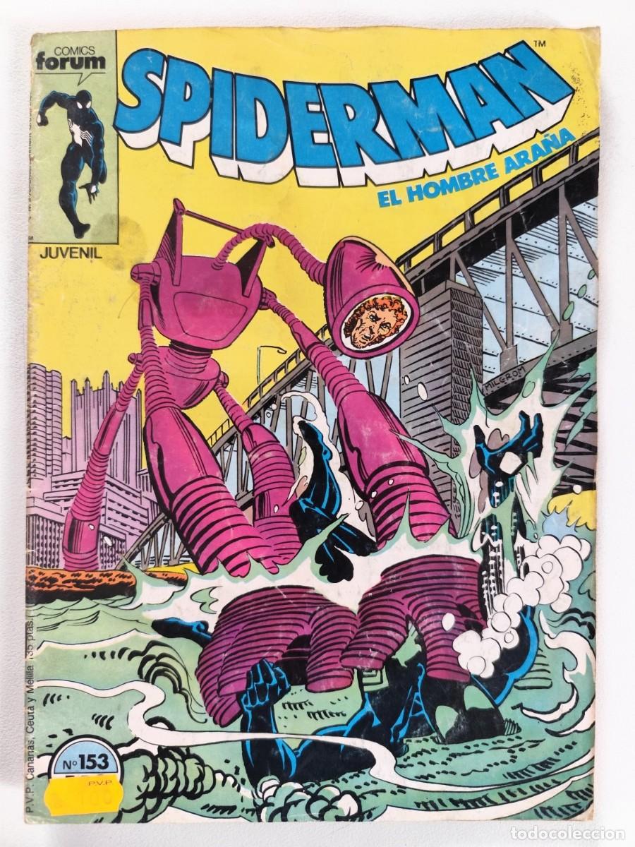 C&oacute;mics: SPIDERMAN VOL.1 N&ordm; 153 (D. Michelinie, Marc Silvestri) + P&Oacute;STER Carlos Pacheco ~ MARVEL/FORUM (1988)