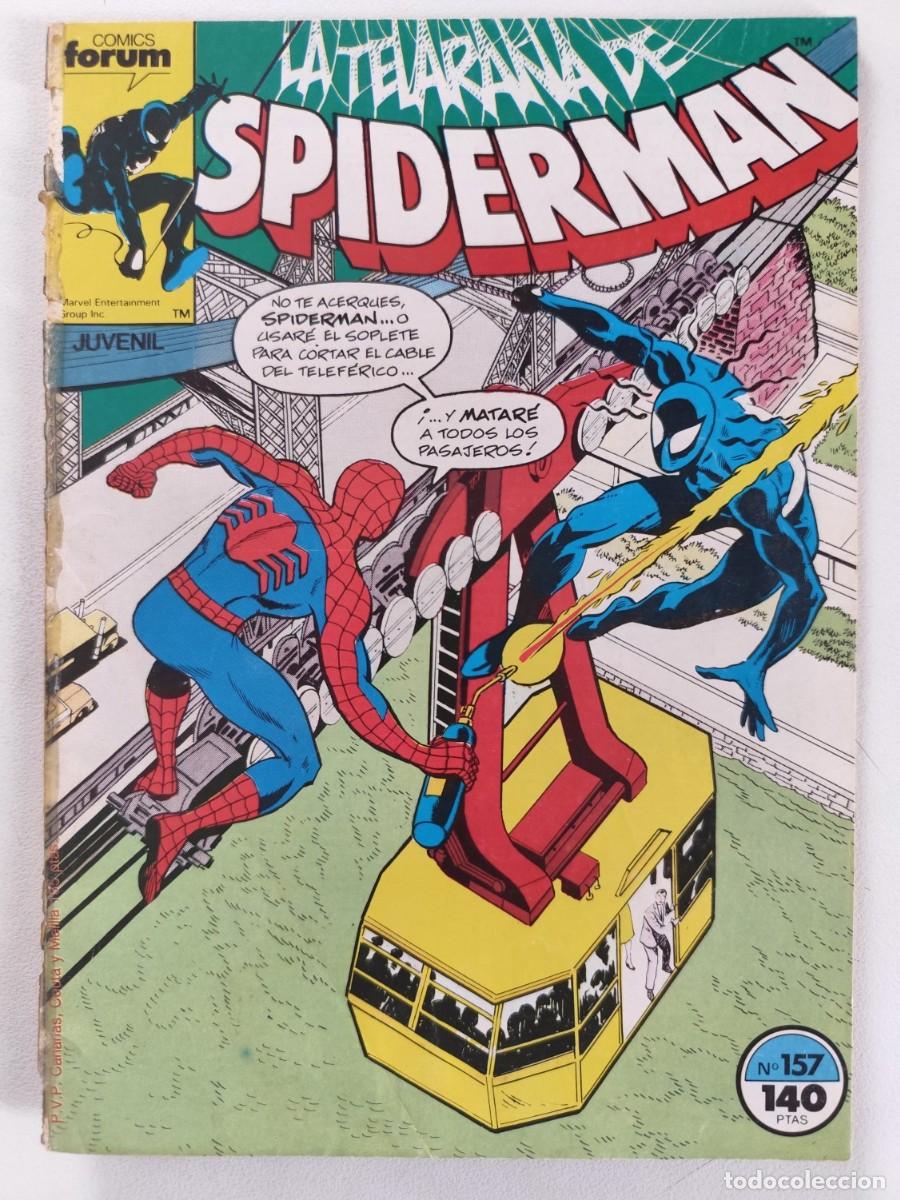 C&oacute;mics: SPIDERMAN VOL.1 N&ordm; 157 - LA TELARA&Ntilde;A DE SPIDERMAN ~ MARVEL/FORUM (1988) *de retapado*