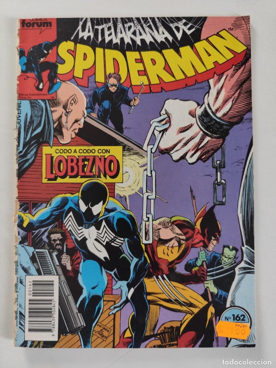 C&oacute;mics: SPIDERMAN VOL.1 N&ordm; 161 - LA TELARA&Ntilde;A DE SPIDERMAN, con LOBEZNO ~ MARVEL/FORUM (1988) *de retapado*