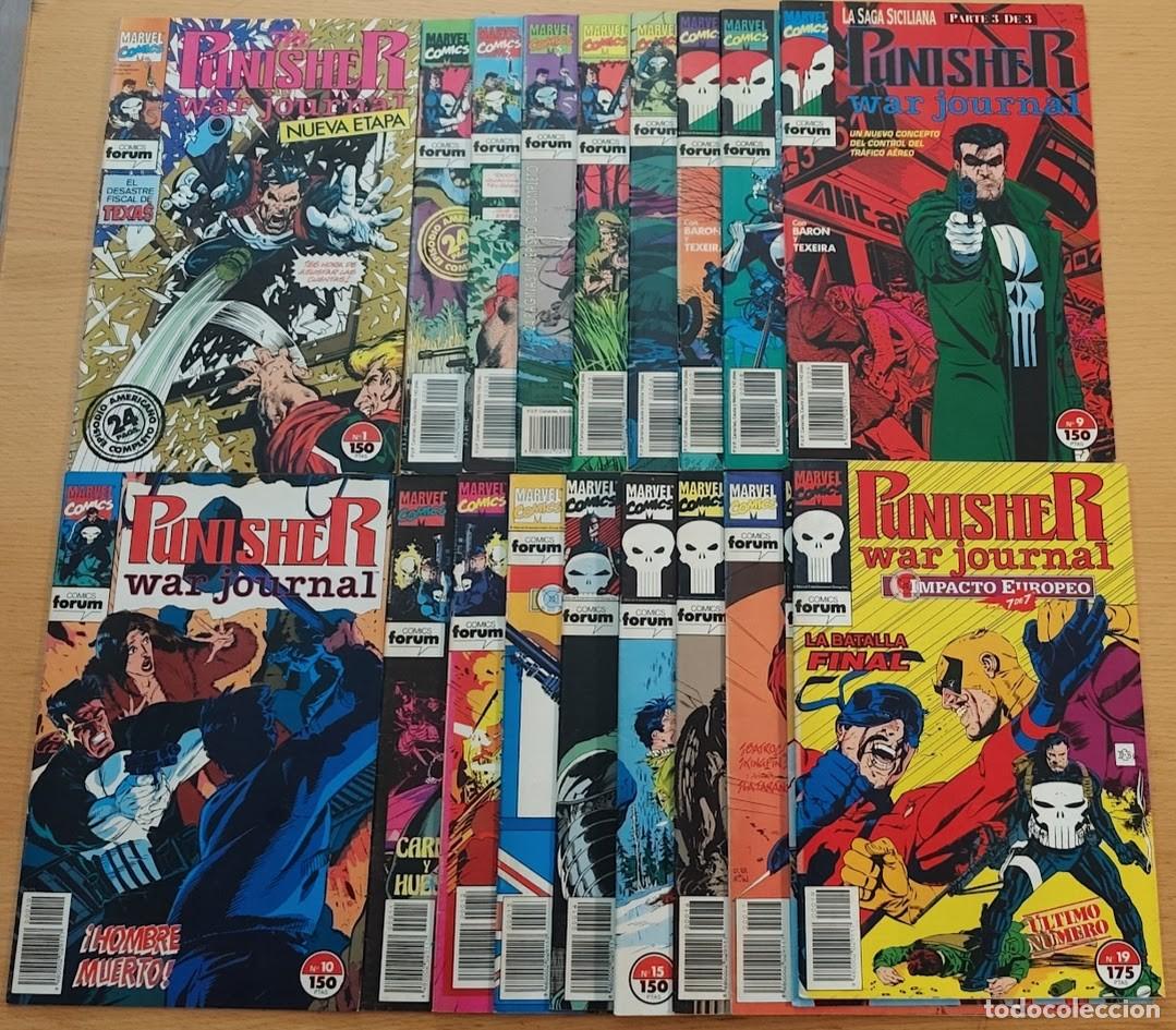 C&oacute;mics: PUNISHER WAR JOURNAL 1 A 19 (COMPLETA). JIM LEE. FORUM