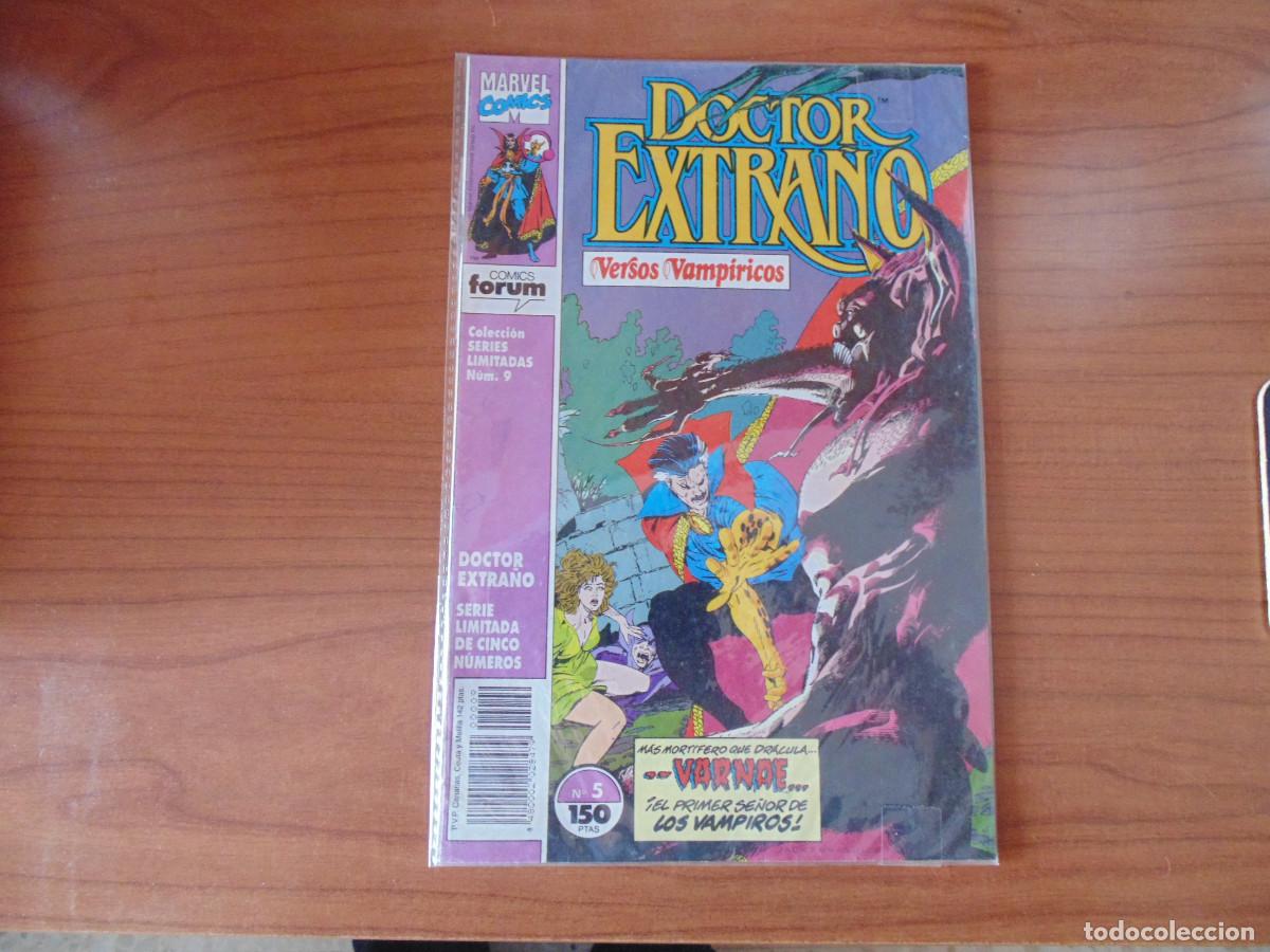 C&oacute;mics: Colecci&oacute;n Series Limitadas n&ordm; 9. Doctor Extra&ntilde;o los Versos Vampiricos 5 de 5. 1992. Marvel / Forum.
