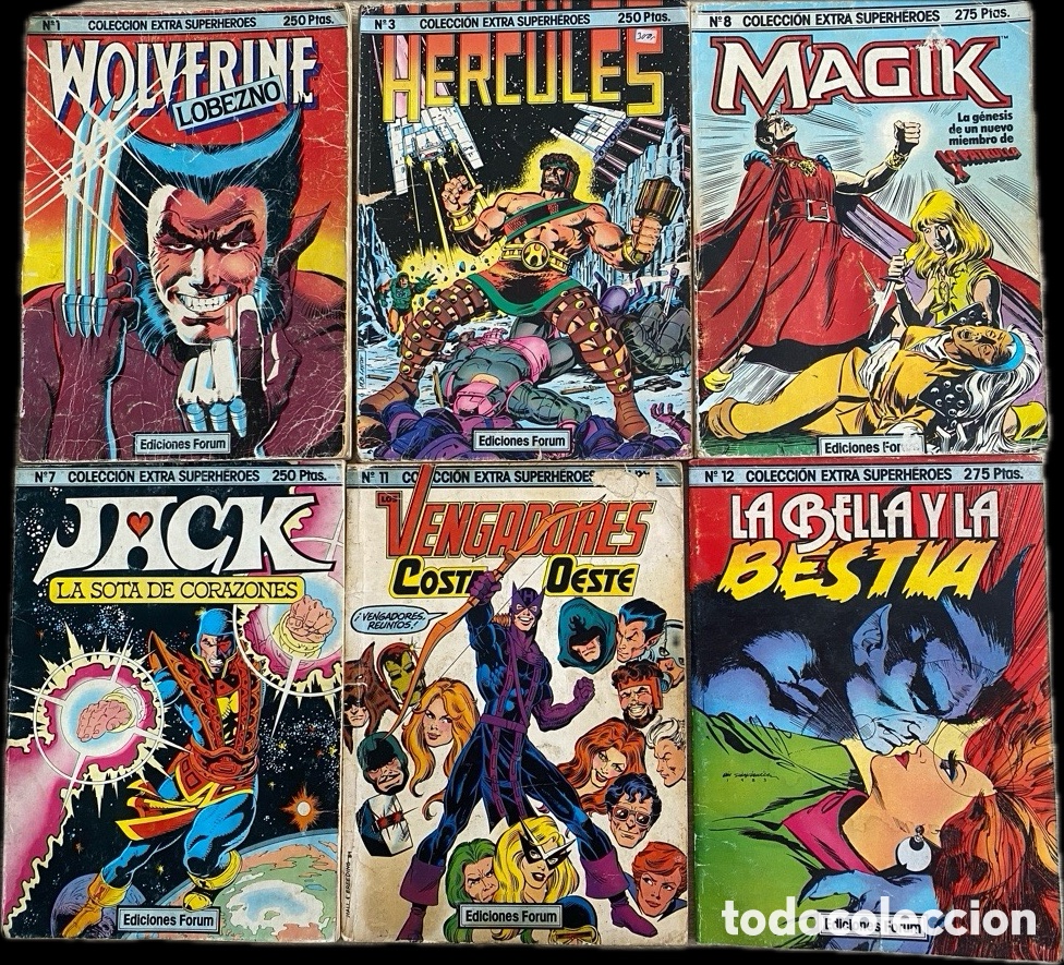C&oacute;mics: Marvel 80s Extra Superh&eacute;roes: Wolverine, Magik, Vengadores Costa Oeste + Claremont/Miller