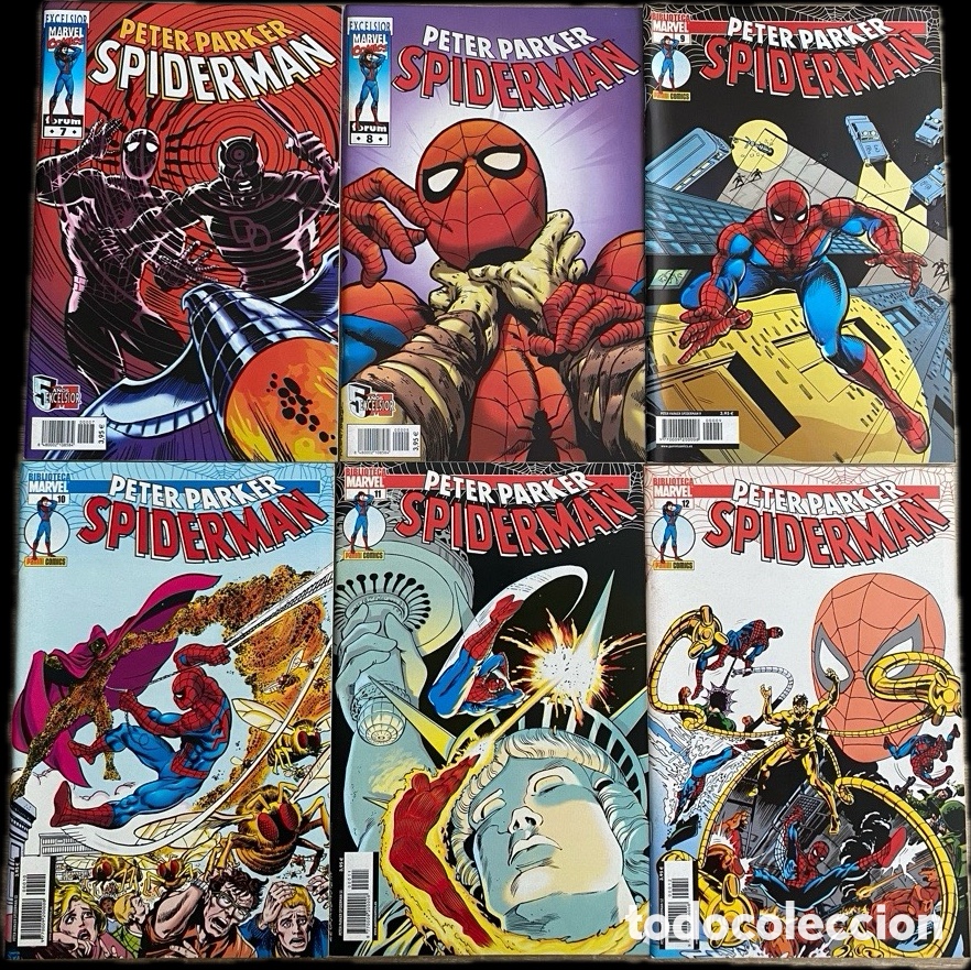 C&oacute;mics: Peter Parker Spider-Man 7 al 20 Panini Marvel Lote 14 Grapas Completo