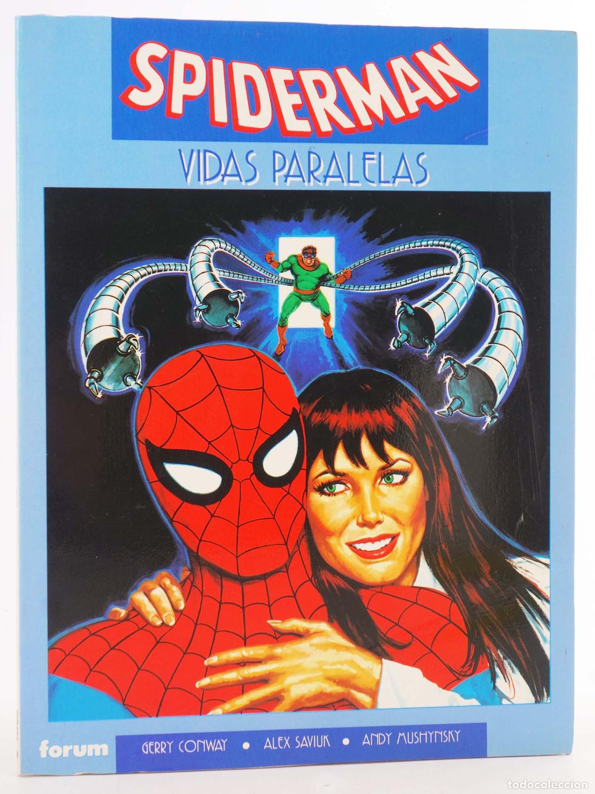 C&oacute;mics: NOVELAS GR&Aacute;FICAS MARVEL 3A SERIE 14. SPIDERMAN. VIDAS PARALELAS (Gerry Conway/Alex Saviuk) 1993