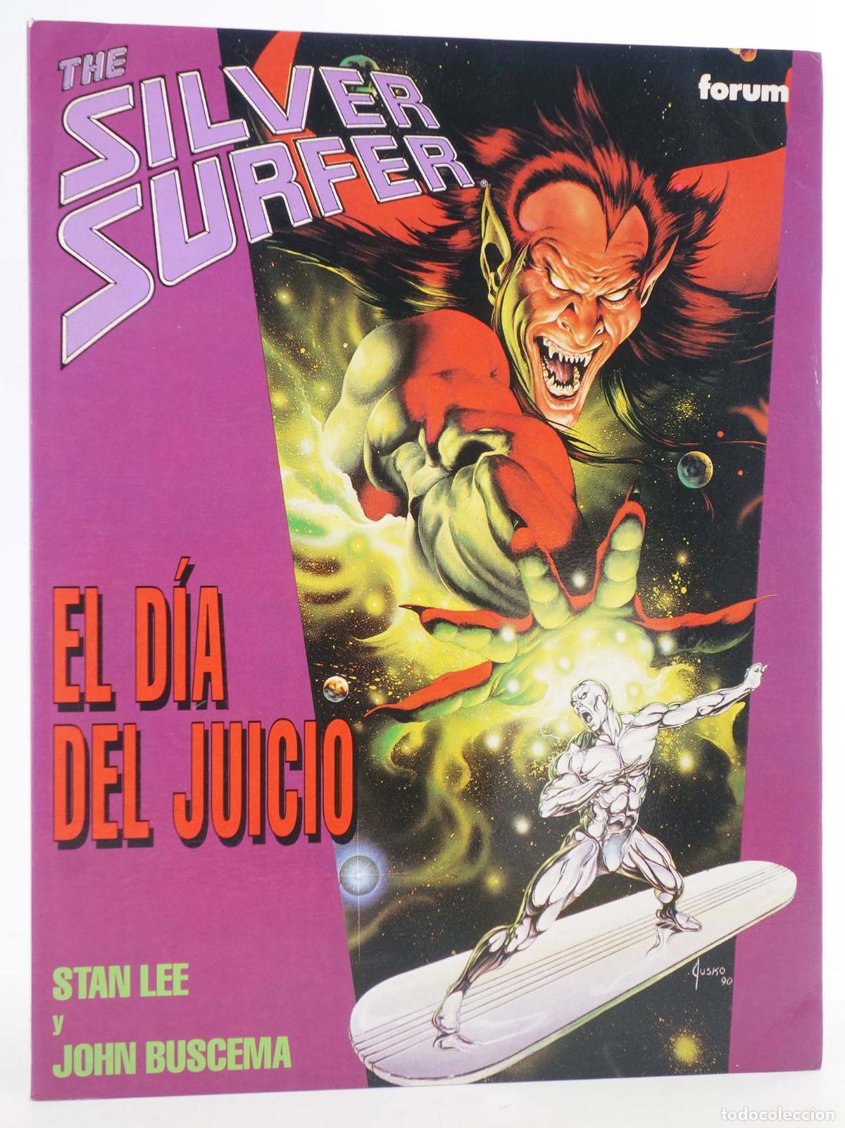 C&oacute;mics: NOVELAS GR&Aacute;FICAS MARVEL 3A SERIE 6. THE SILVER SURFER. EL D&Iacute;A DEL JUICIO (Stan Lee/John Buscema)