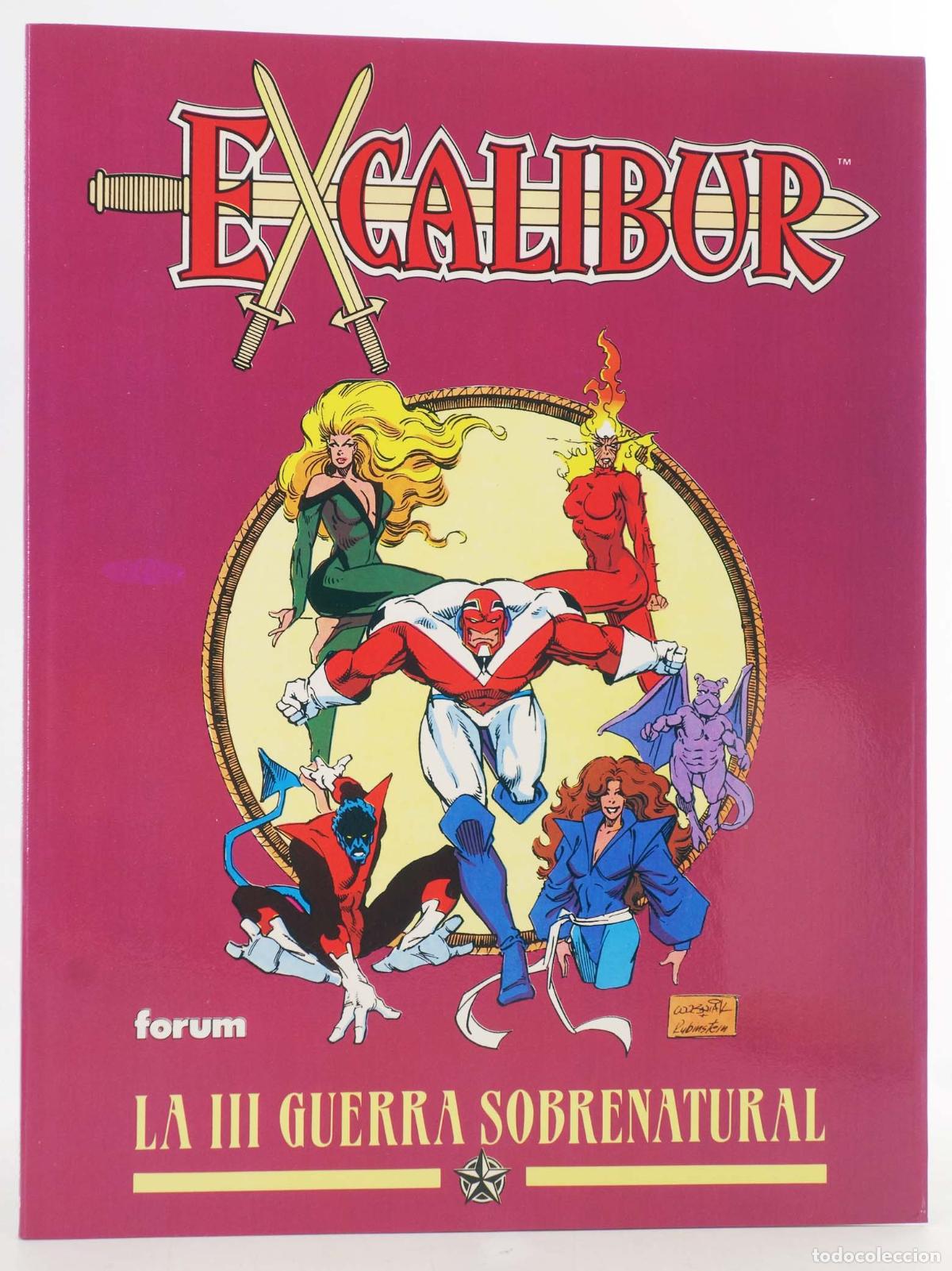 C&oacute;mics: NOVELAS GR&Aacute;FICAS MARVEL 3A SERIE 15. EXCALIBUR. LA III GUERRA SOBRENATURAL (Michael Higgins/Tom Morg
