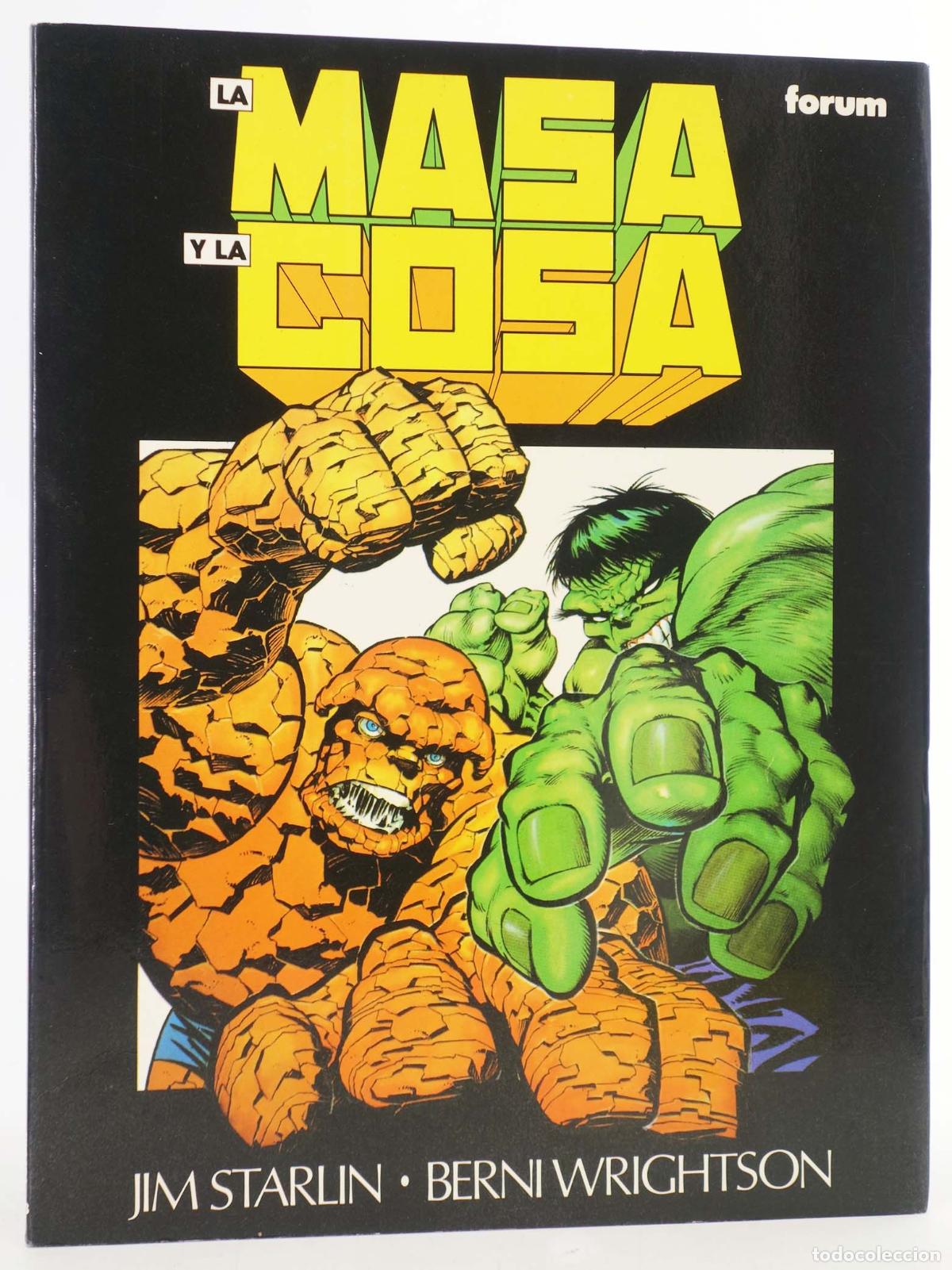 C&oacute;mics: NOVELAS GR&Aacute;FICAS MARVEL 3A SERIE 13. LA MASA Y LA COSA. EL GRAN CAMBIO (Jim Starlin/Bernie Wrightson