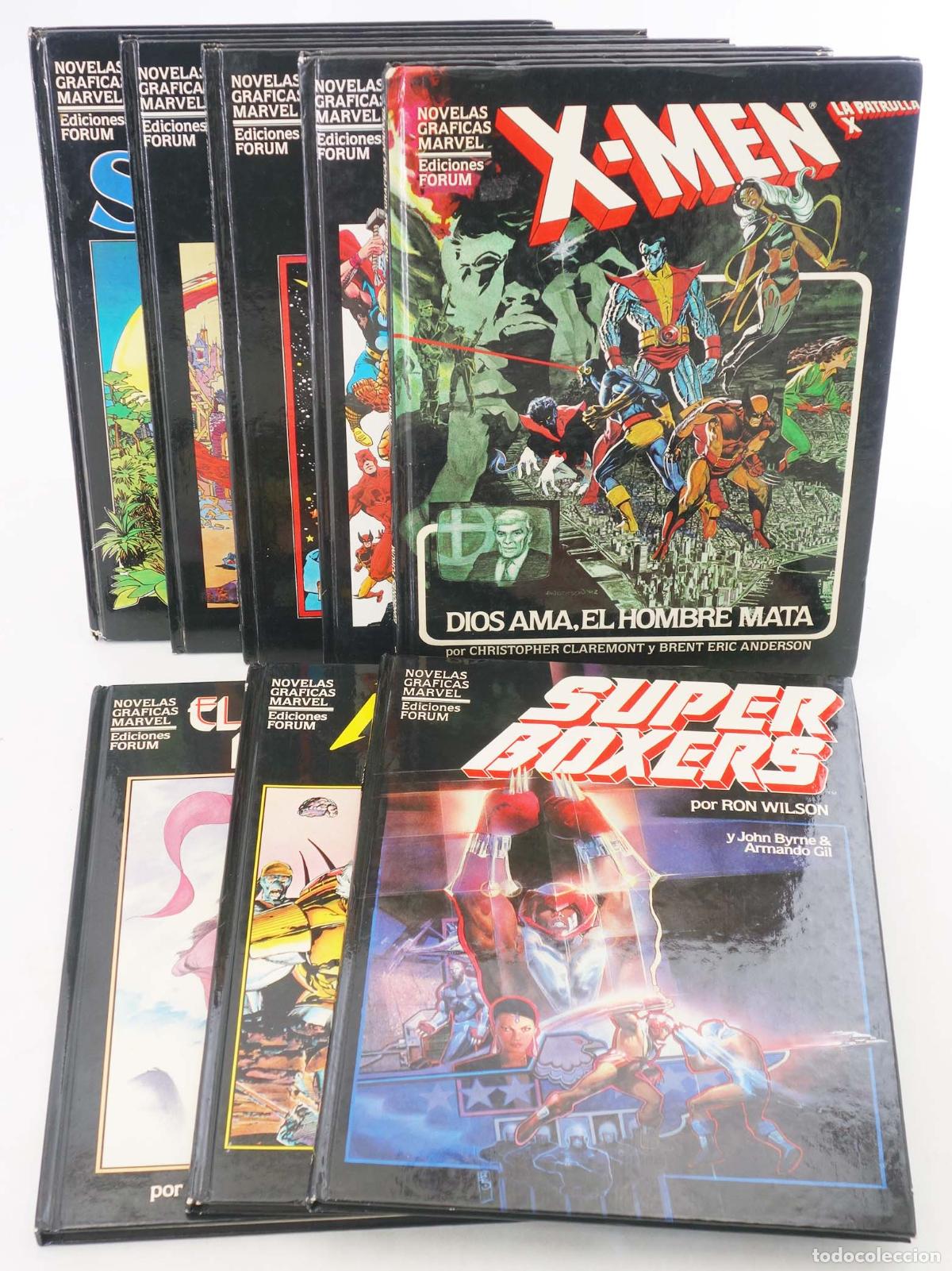 C&oacute;mics: NOVELAS GR&Aacute;FICAS MARVEL 2A SERIE 1 A 8. COMPLETA. Forum, 1983