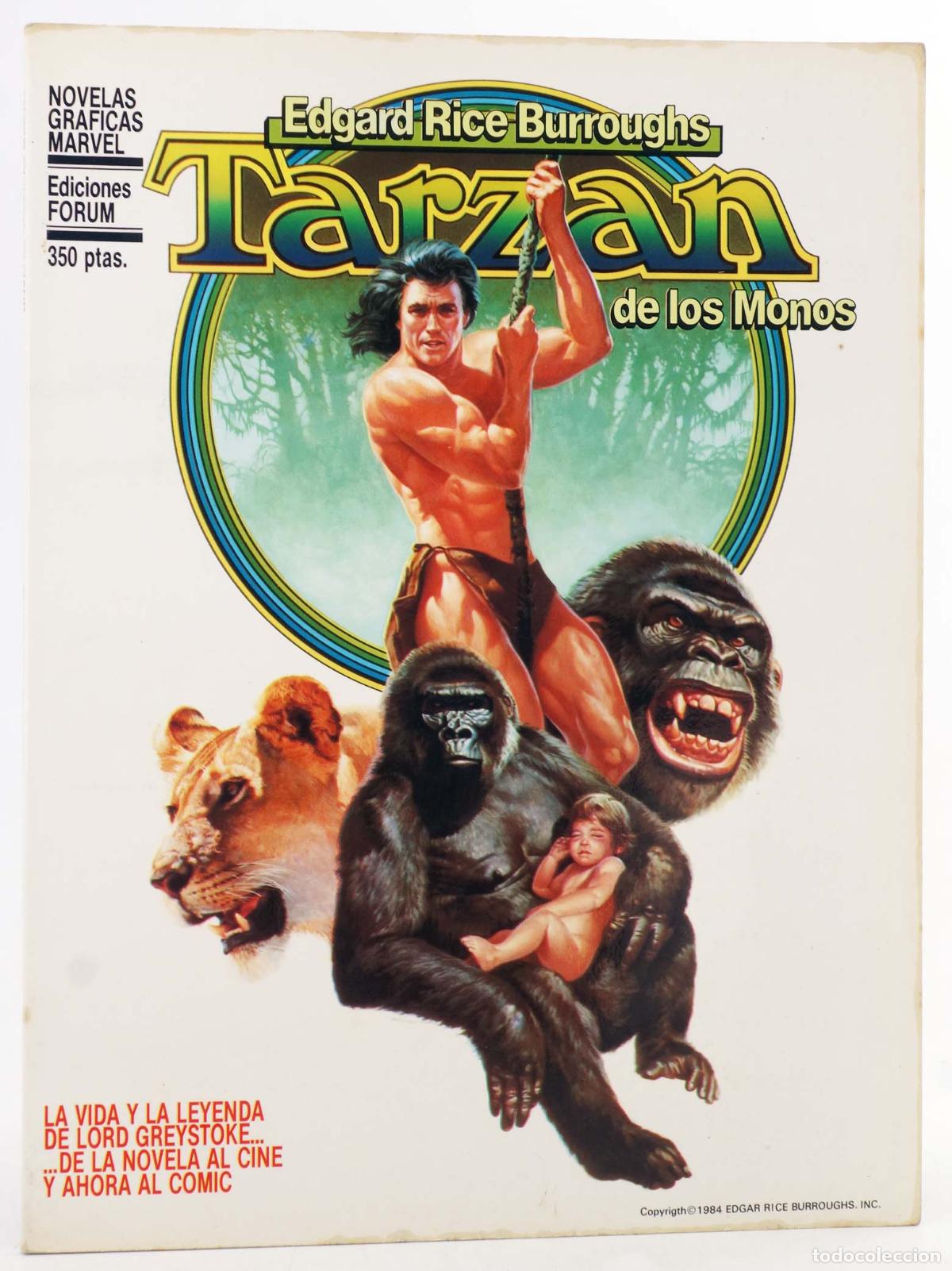 C&oacute;mics: NOVELAS GR&Aacute;FICAS MARVEL 1A SERIE 3. TARZ&Aacute;N DE LOS MONOS (Mark Evanier/Sharman Divono/Dan Spiegle)