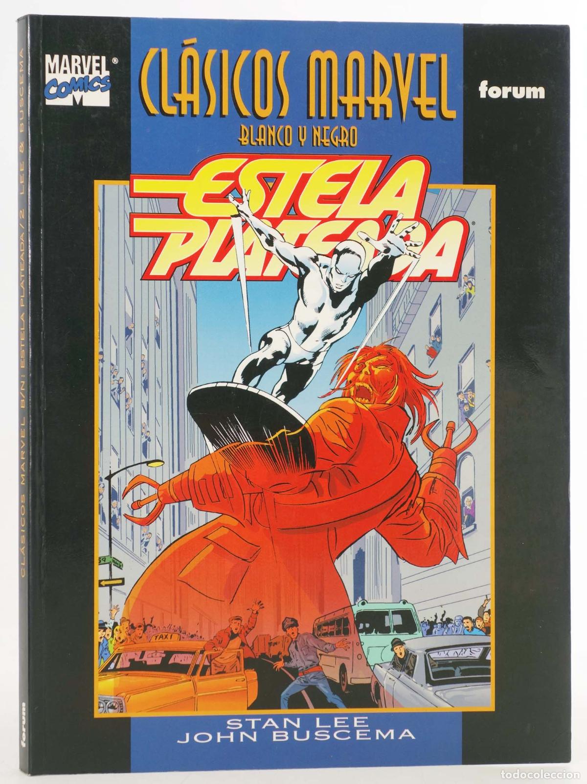 C&oacute;mics: CL&Aacute;SICOS MARVEL BLANCO Y NEGRO 8. ESTELA PLATEADA 2 (Stan Lee/John Buscema) Forum, 1998