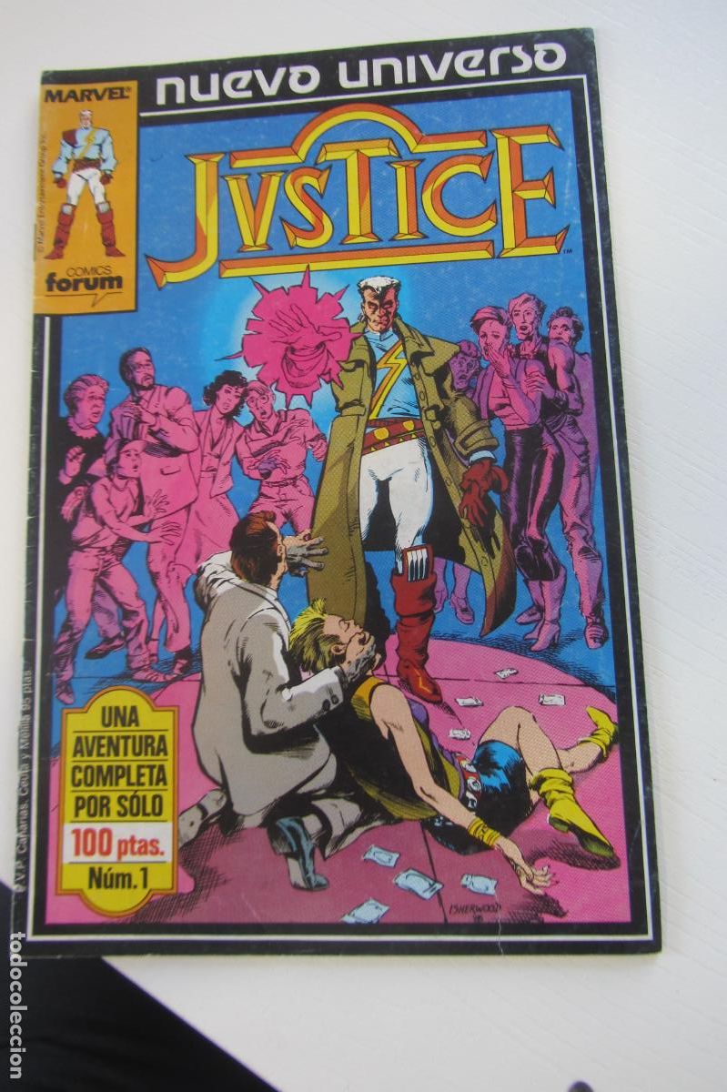 C&oacute;mics: JUSTICE N&ordm; 1 MARVEL 1988 FORUM arx255