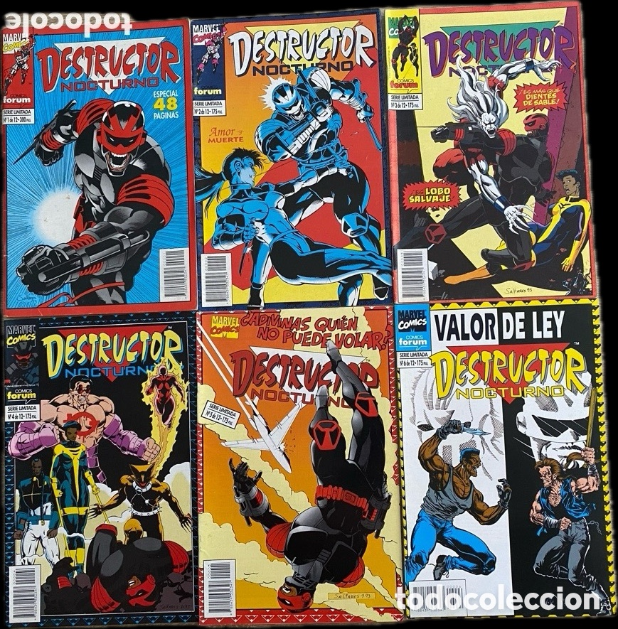 C&oacute;mics: Destructor Nocturno COMPLETA 1-12 (1994-95) Forum Marvel &ndash; Night Thrasher &ndash; Nuevos Guerreros