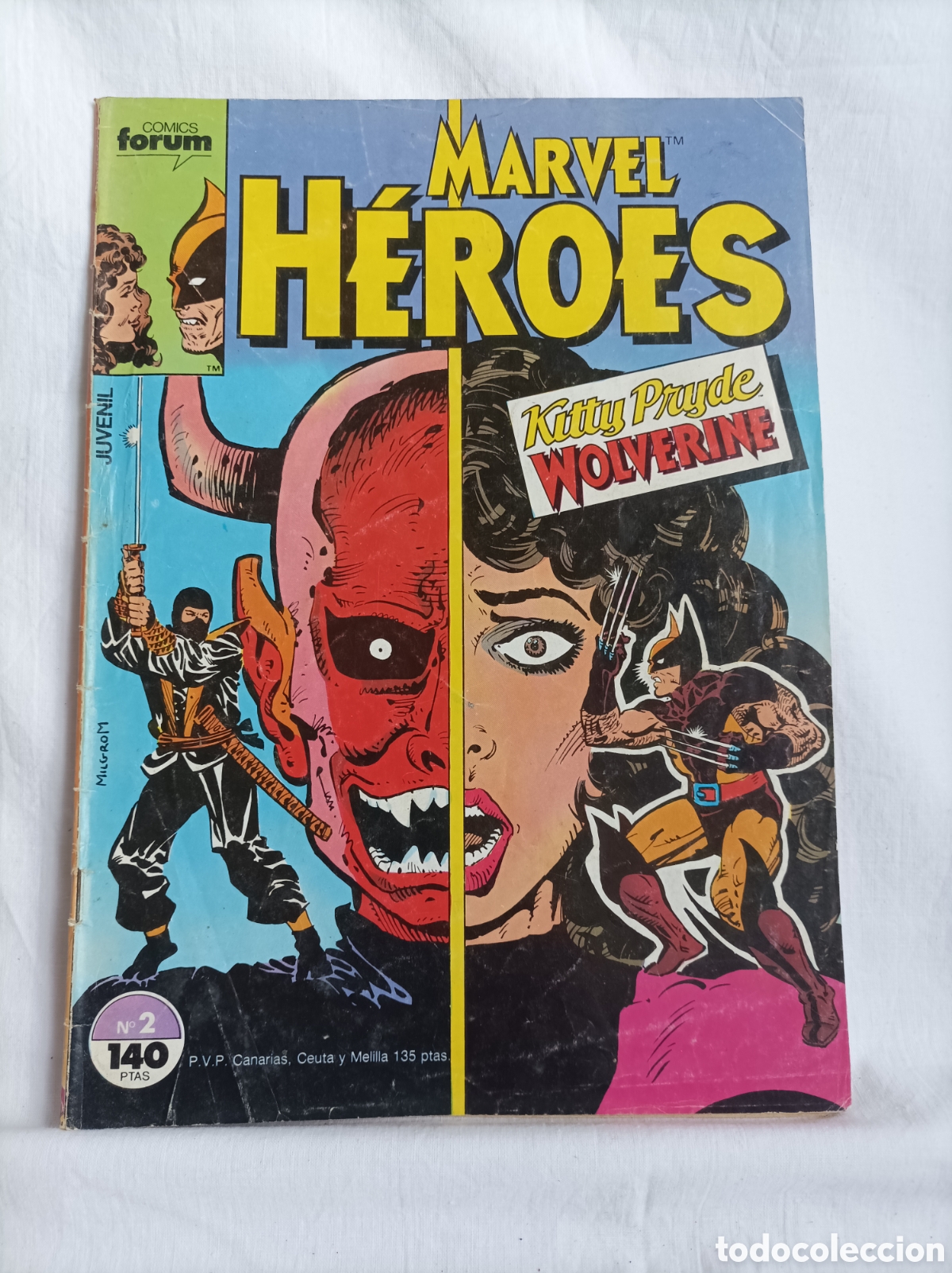 C&oacute;mics: Kitty Pryde WOLVERINE. MARVEL H&Eacute;ROES LOBEZNO.. N 2