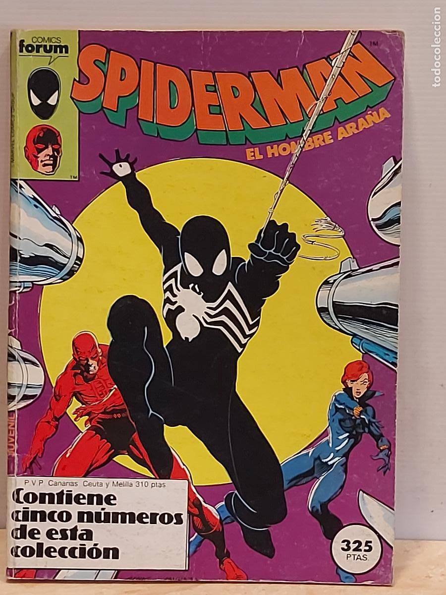 C&oacute;mics: SPIDERMAN-EL HOMBRE ARA&Ntilde;A / RETAPADO N.&ordm; 91 A 95 / BUEN ESTADO GENERAL