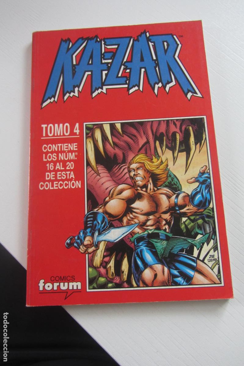 C&oacute;mics: KA-ZAR KAZAR - TOMO 4 (RETAPADO - CONTIENE LOS N&Uacute;MEROS 16 AL 20 FORUM MARVEL BUEN ESTADO arx47